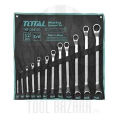 12PCS OFFSET RING SPANNER SET - TOTAL THT1024121