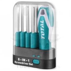 9 PIECES INTERCHANGEABLE SCREWDRIVER SET- TOTAL THT250906