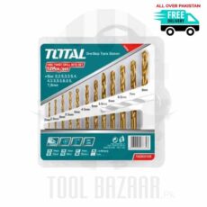 Hss Twist Drill Bits Set - 12PC - TOTAL TACSD0125