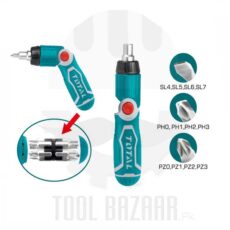 13 In 1 Ratchet Screwdriver Set - TOTAL TACSD30136