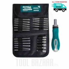 26 Pcs Ratchet Screwdriver Set - TOTAL TACSD30266