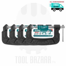 4pcs G Clamp - 6” - TOTAL THT13161