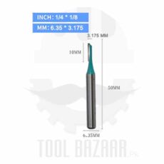 Router Bit Straight - 1/4 x 1/8 - DONGCHENG 1/4x1/8