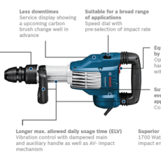 Demolishing Hammer - 1700W - BOSCH GSH 11 VC - Image 3