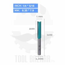 Router Bit Straight - 1/4x5/16 - DONGCHENG 1/4x5/16