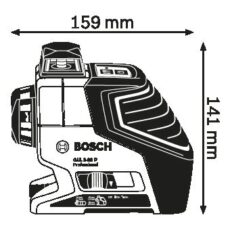 Self-Leveling Cross Line Laser Level - 20M - BOSCH GLL 3-80P - Image 3