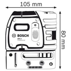 Self-Leveling Pointed Laser Level - 30m - BOSCH GPL 5 - Image 3